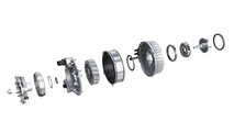 Aufbau des Radnabenmotors von Schaeffler (Foto: Schaeffler (SevenM))