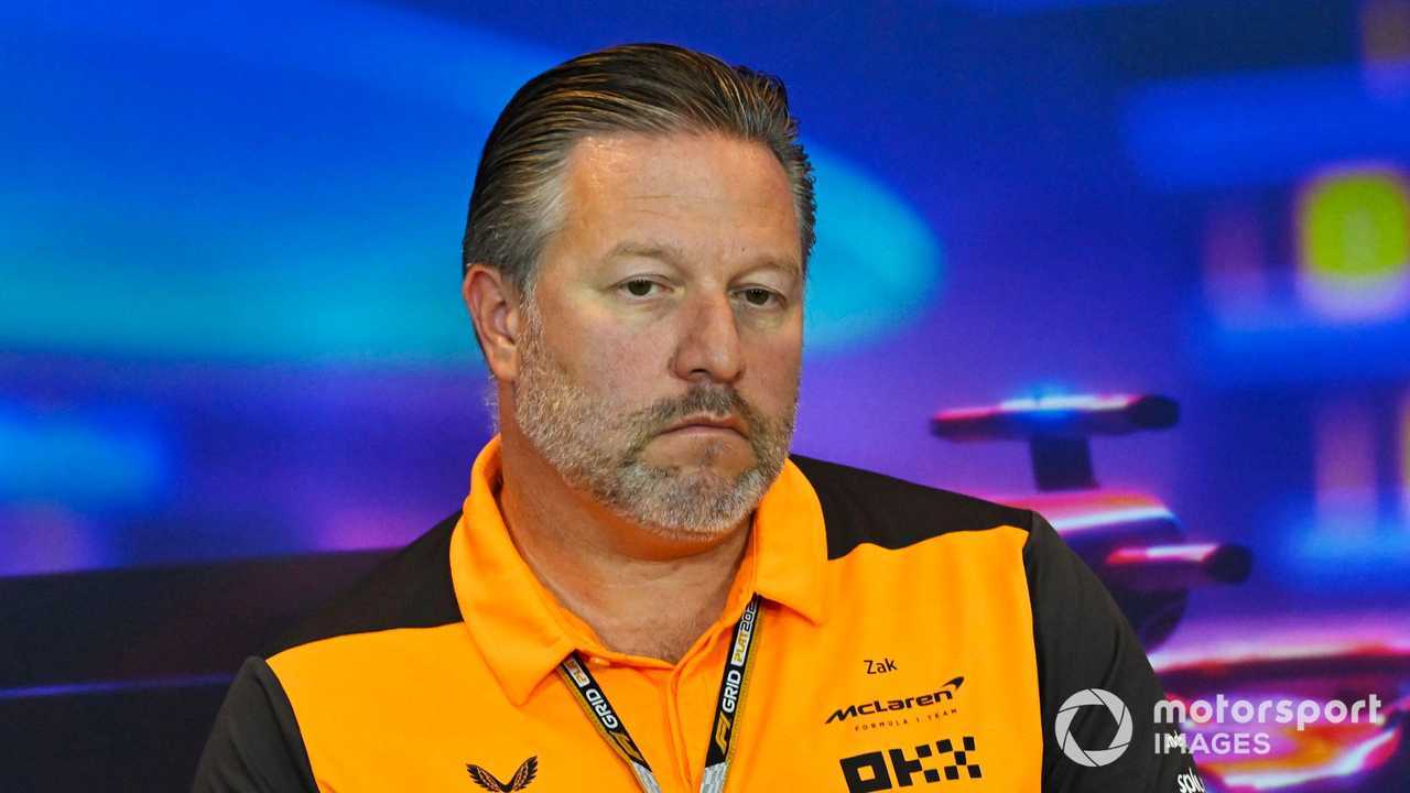 Zak Brown at Abu Dhabi GP 2022