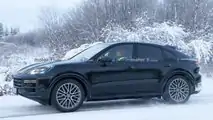 Photo espion de la Porsche Cayenne Coupé 2024