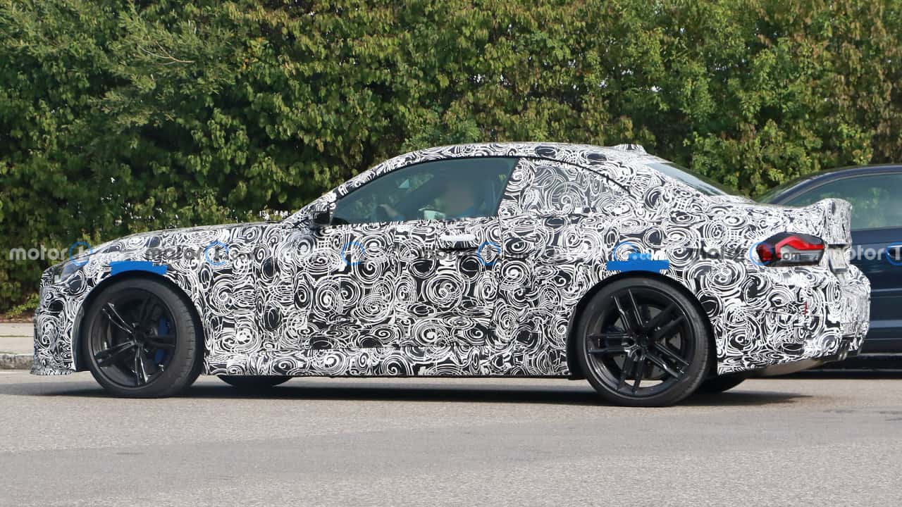BMW M2 CS Spied Riding Low With New Front Spoiler