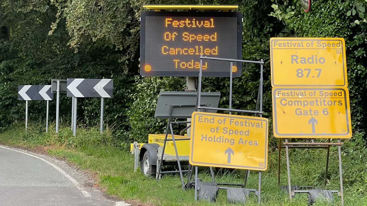 Il Festival of Speed si ferma per maltempo. È la prima volta in 30 anni
