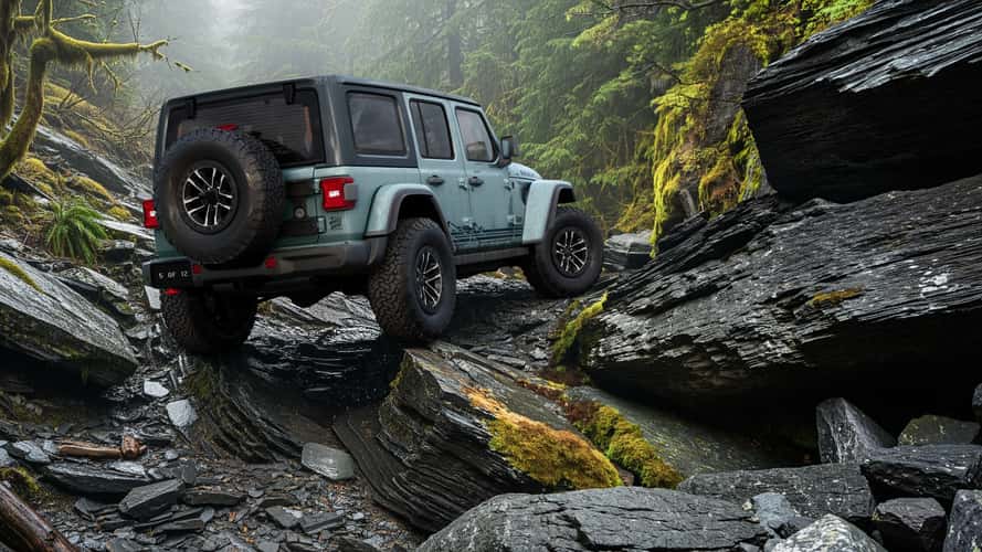 La Jeep Wrangler si veste di blu con l'edizione Rockslide