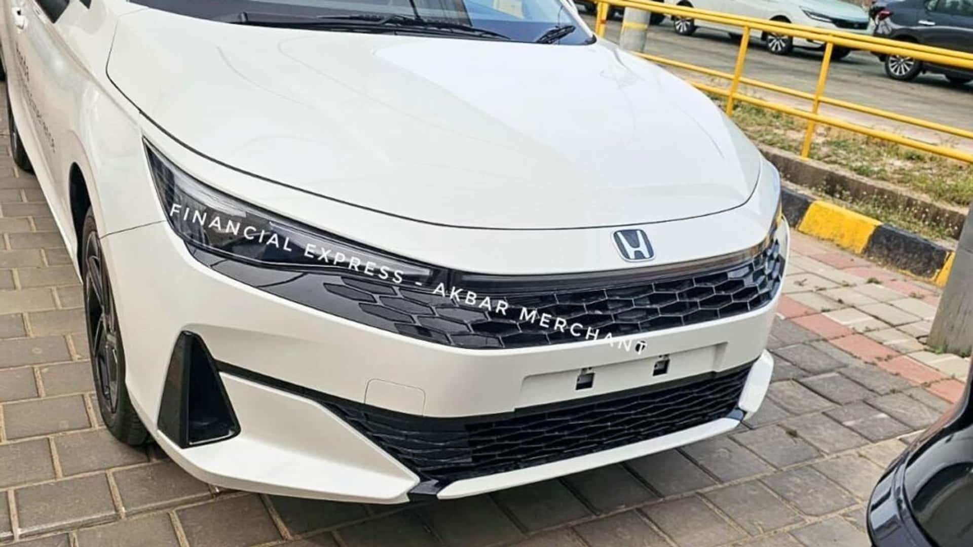 Flagra: novo Honda City 2028 aparece sem camuflagem e tem cara de Prelude