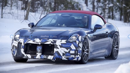 Maserati GranCabrio Facelift (2026) und Maserati GranTurismo Facelift (2026) Erlkönige