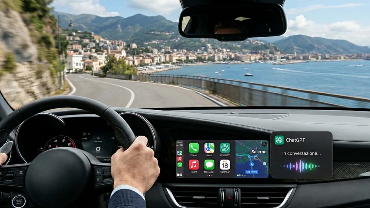 ChatGPT arriva su Apple CarPlay con l'ultimo aggiornamento