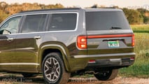 Ram Ramcharger SUV Rendering By Motor1
