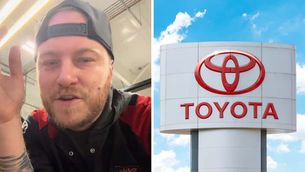 Toyota tech gets work order