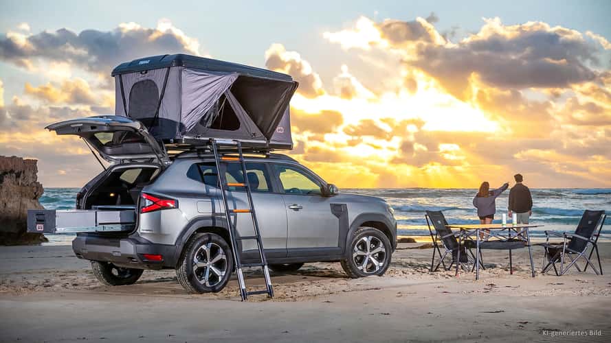 Con tienda de techo, cama y cocina, así es la camper de 33.000 euros de Dacia
