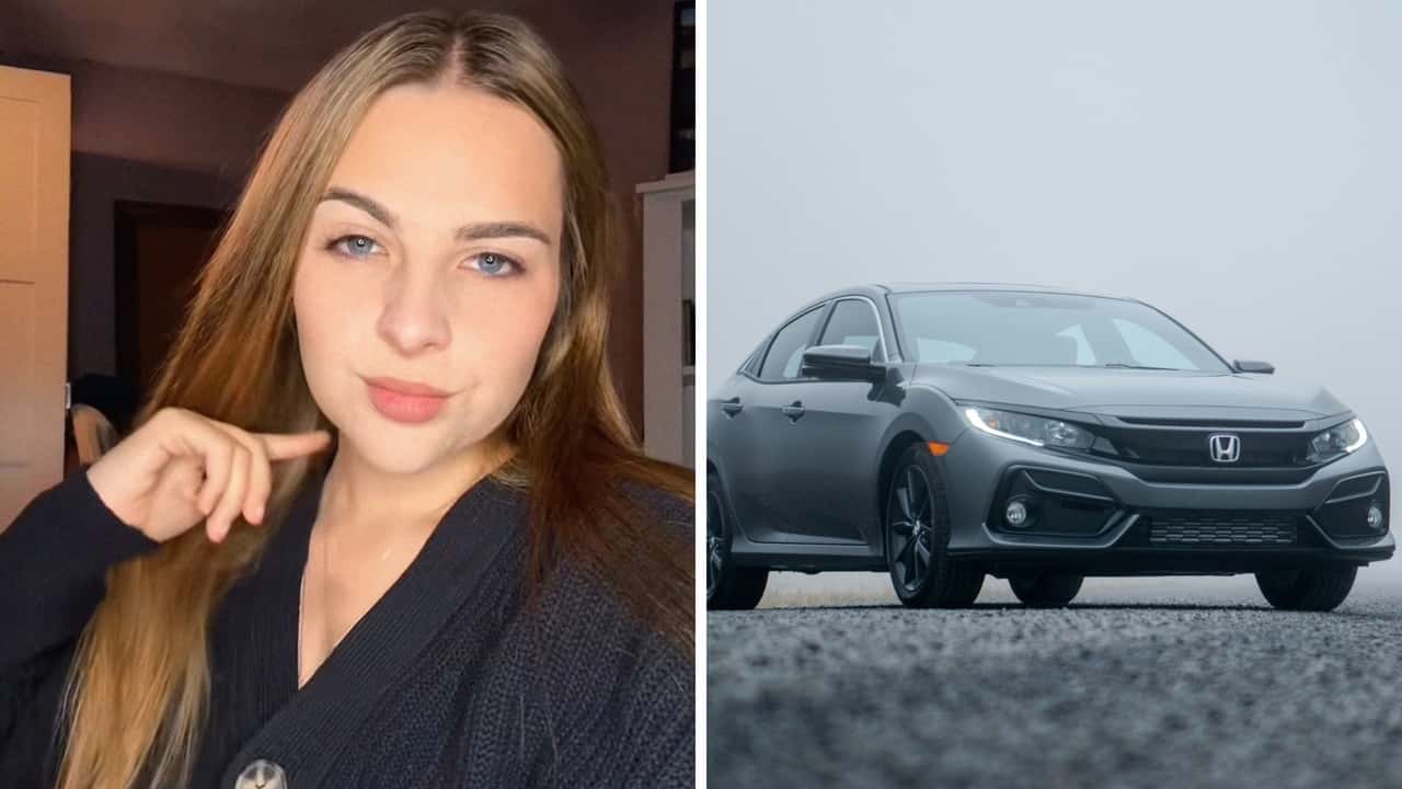  Civic Driver Gets Caught In A Snowstorm