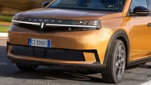 Lancia Tau (2028), il render di Motor1.com