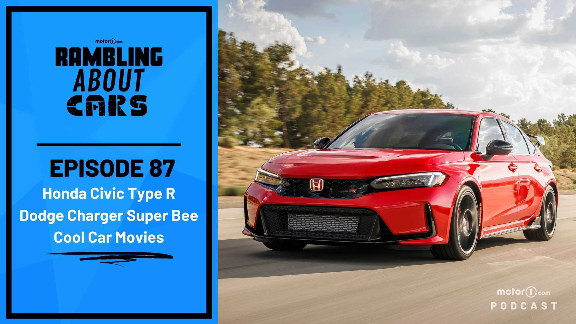 Honda Civic Type R, Dodge Charger Super Bee, Películas geniales de autos: RAC #87