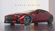 Mercedes-AMG SL Shooting Brake, render de Sugar Design