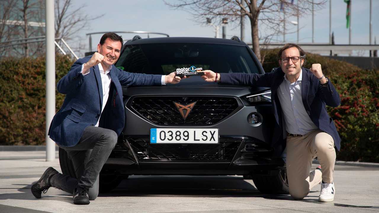 Pablo Cofán y Carlos de Luis, CUPRA Formentor VZ5 Motor1 Social Car of the Year 2022