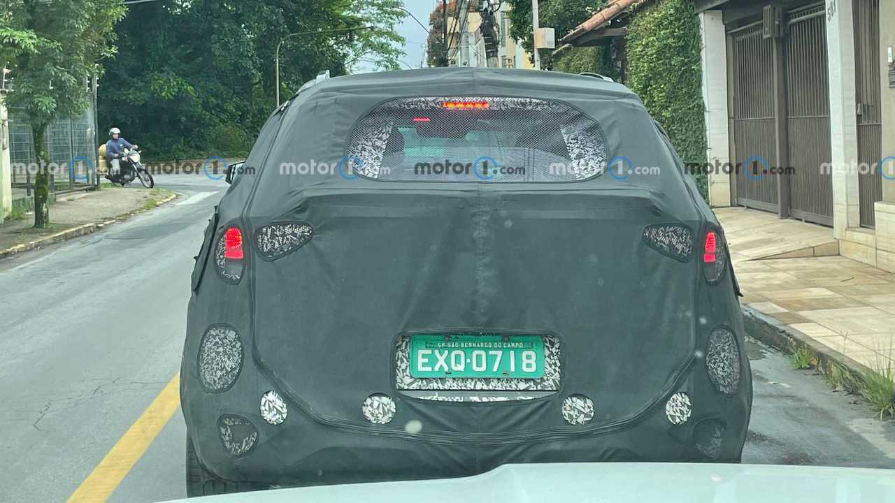 Flagra do novo Kia Sportage no Brasil