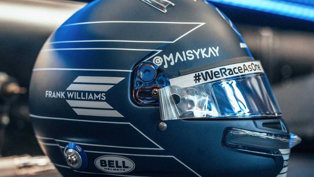 Helmet of George Russell, Williams
