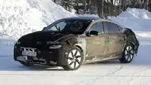 2023 Hyundai Ioniq 6 winter testing spy shots