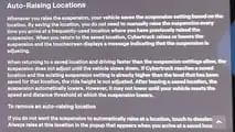 Cybertruck Owner's Manual - Auto-Raising Locations