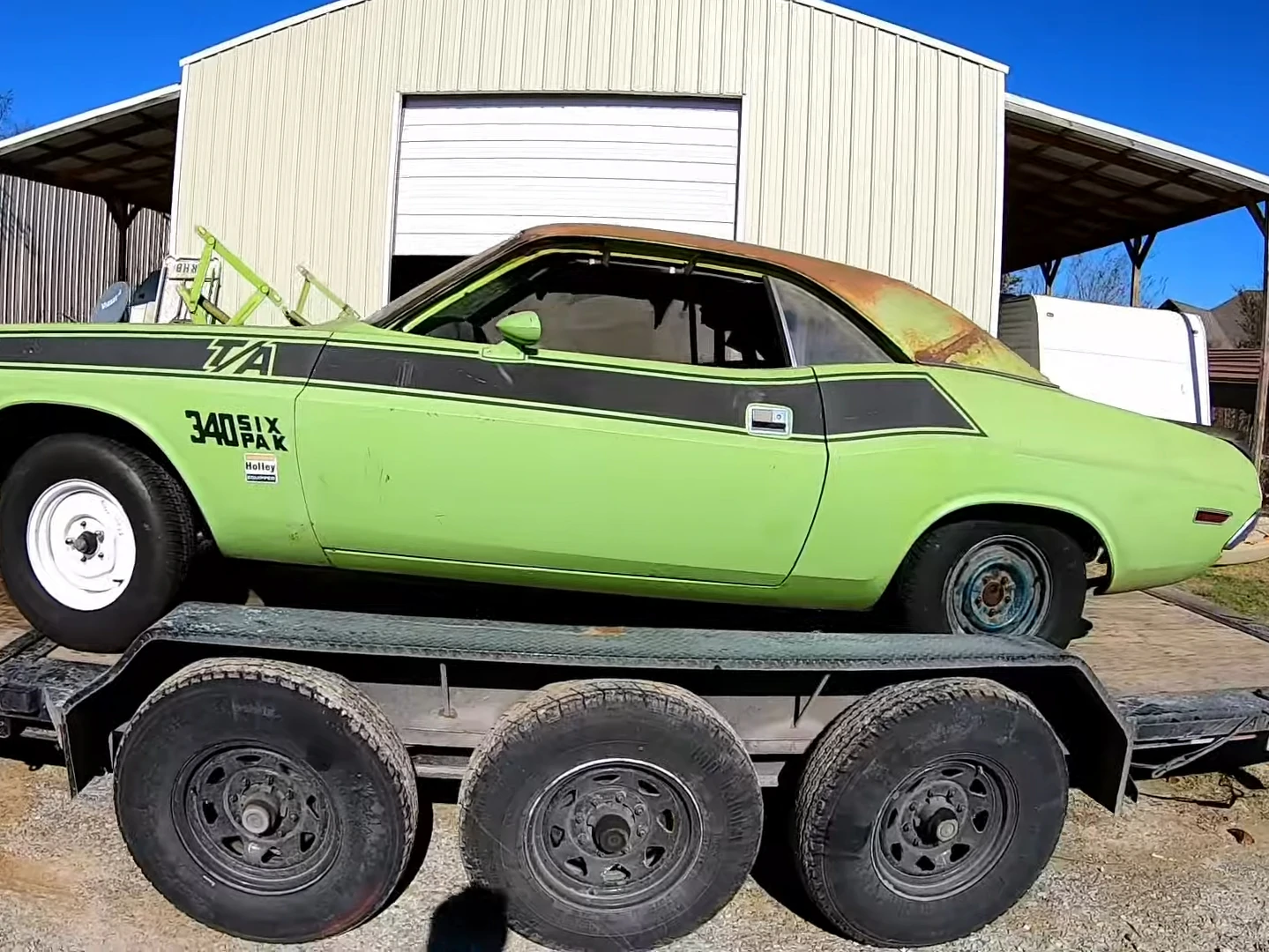 1970 Dodge Challenger T/A Barn Find Is Rare, Ripped Apart, And Rescued