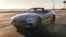 2023 مرسيدس AMG SL43 الربع الأمامي