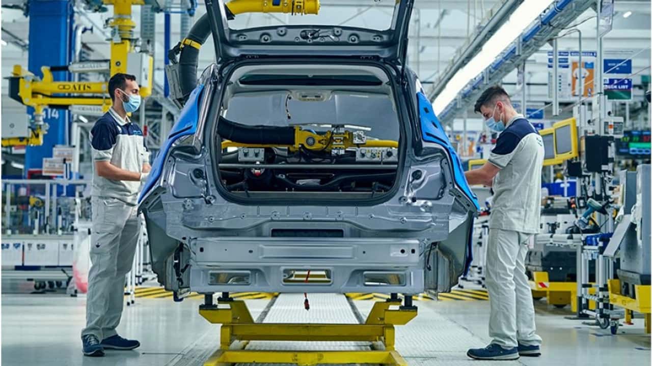 Produktion des Fiat 500 Elektro in Turin-Mirafiori (Bild von 2020)