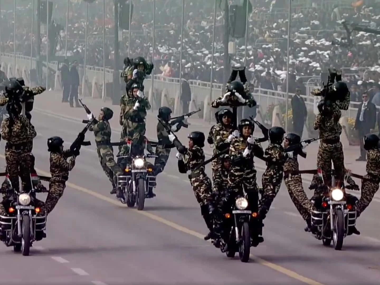 What the Hell Is Going On In This Indian Military Motorcycle Parade?