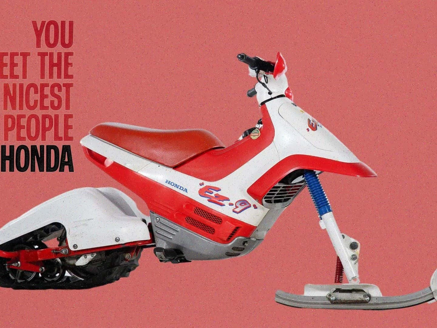 This Honda Snow Bike Is a Super Rare Super Cub, and It Can Now Be 