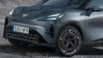 Cupra Raval (2025), il render di Motor1.com