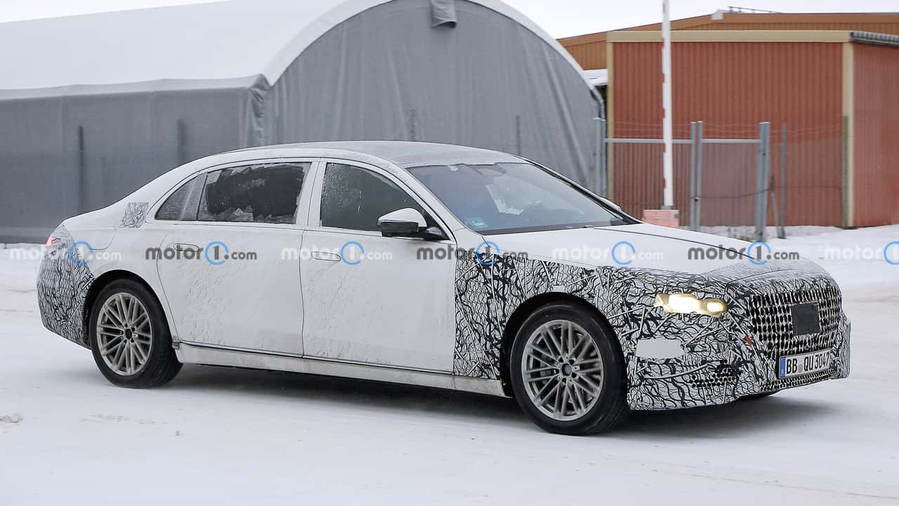 Mercedes-Maybach S-Klasse Facelift (2026) Erlkönig