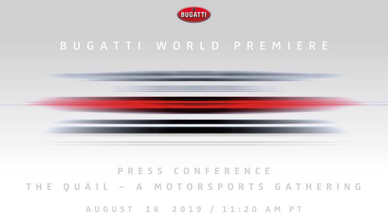 Teaser de la nouvelle Bugatti