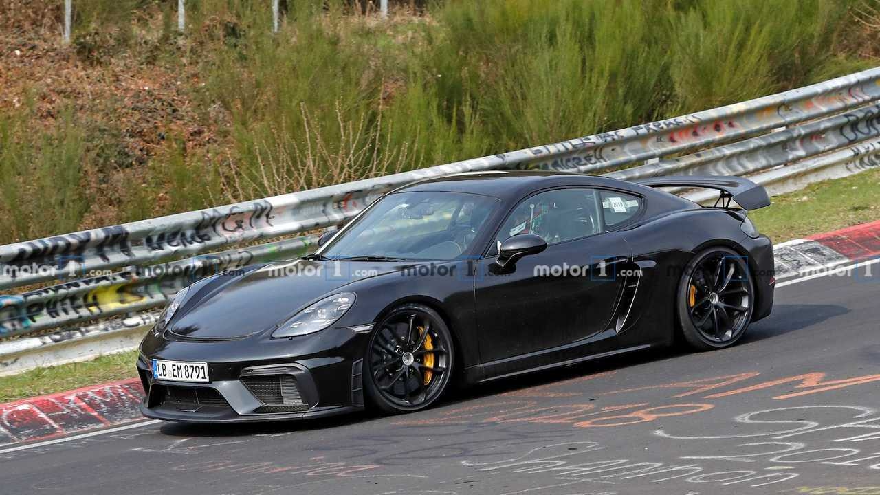 2020 Porsche 718 Cayman GT4 Последние шпионские фотографии