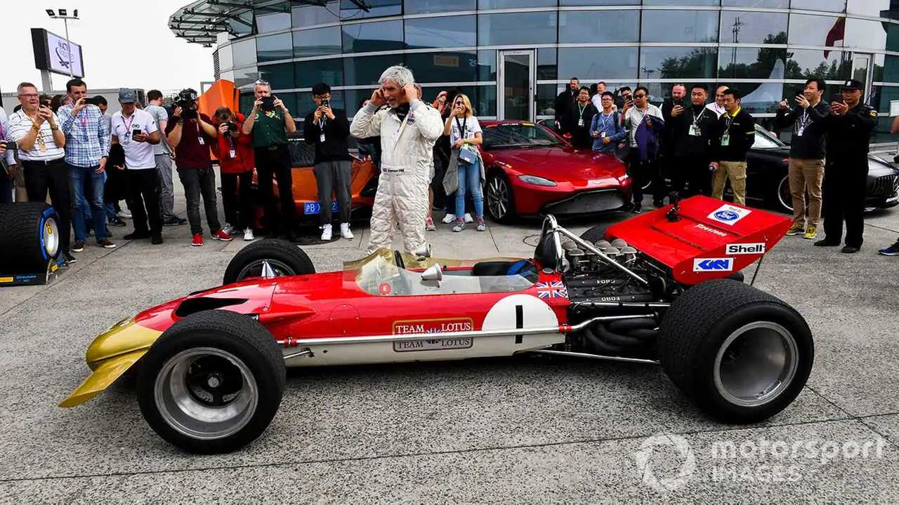Дэймон Хилл и Lotus 49 на Гран При Китая 2019