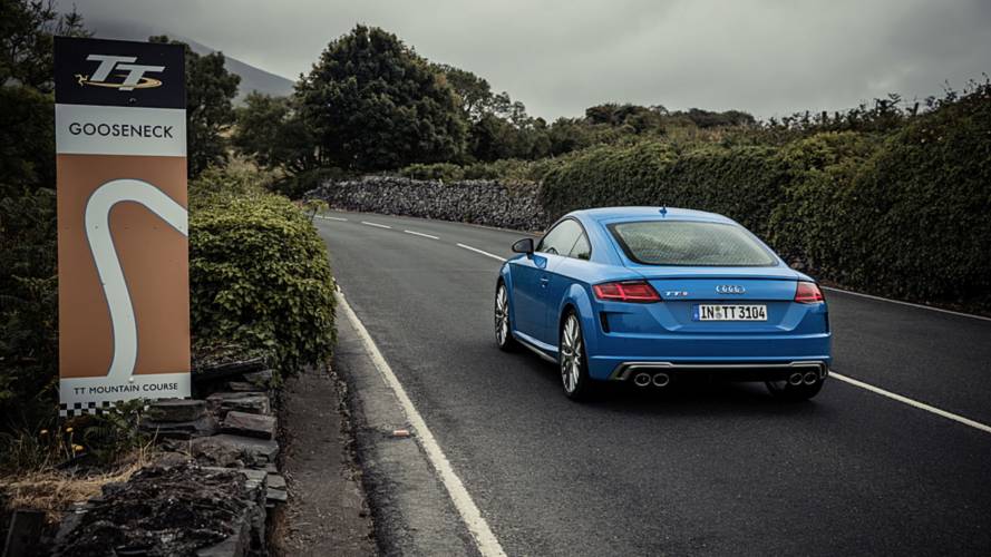 Audi TTS, la prova sull'Isola di Man