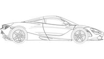 McLaren 720 Spider Patent Çizimleri