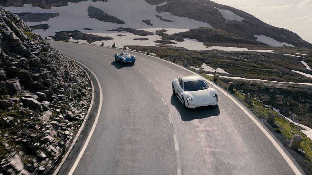 Porsche Taycan Mountain