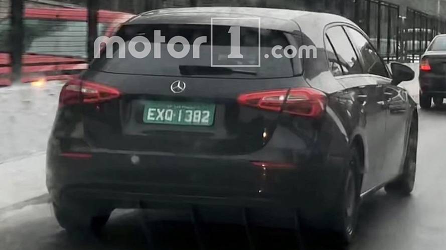 Flagra novo Mercedes Classe A no Brasil