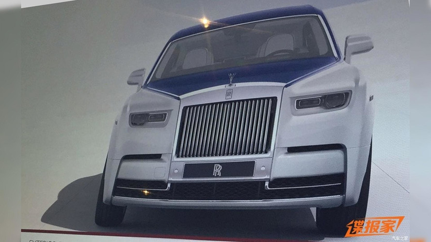2018 Rolls-Royce Phantom leaked brochure image