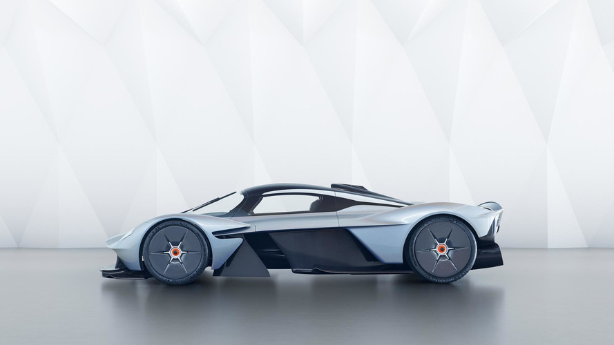 Aston Martin Valkyrie with near-production body