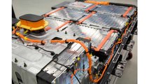 A Chevrolet Bolt EV battery pack in General Motors Global Battery Systems Laboratory at the GM Technical Center in Warren, Michigan, Tuesday, April 5, 2016. (Photo by Jeffrey Sauger for General Motors)