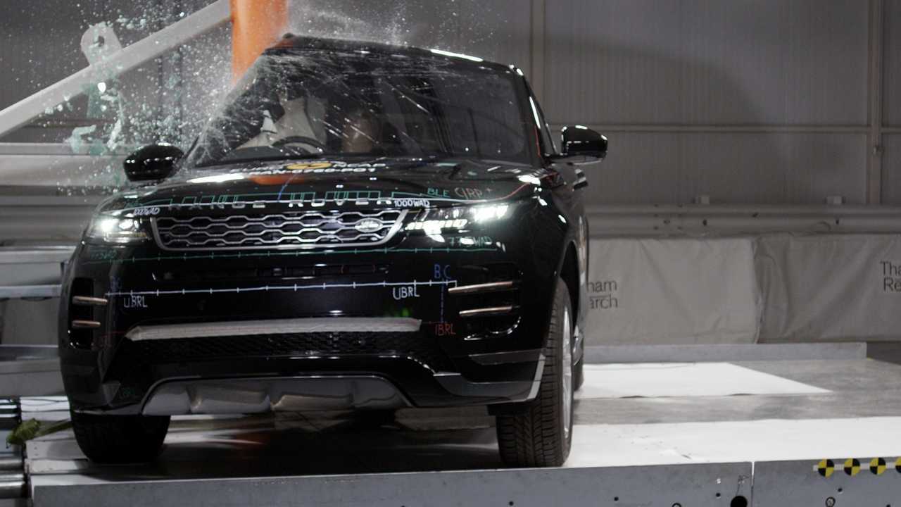 Range Rover Evoque crash test