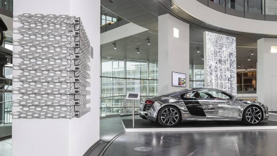 Audi exposición aluminio