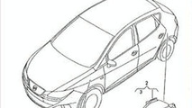 sketch of 2009 Seat Ibiza