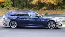 BMW 5er-Reihe Facelift (2020) als Erlkönig erwischt