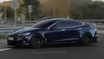 Photo espion Tesla Model S Plaid