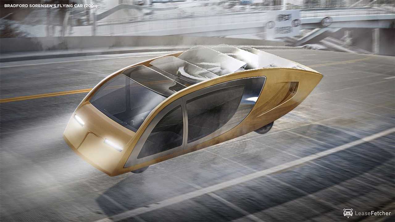 8 Flying Cars Rendered Based On Patents Going Back To 1912