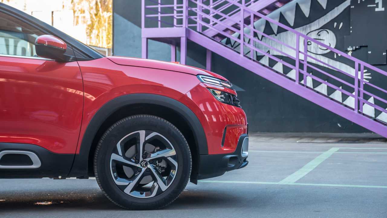 Citroen C5 Aircross test-drive in Moscow