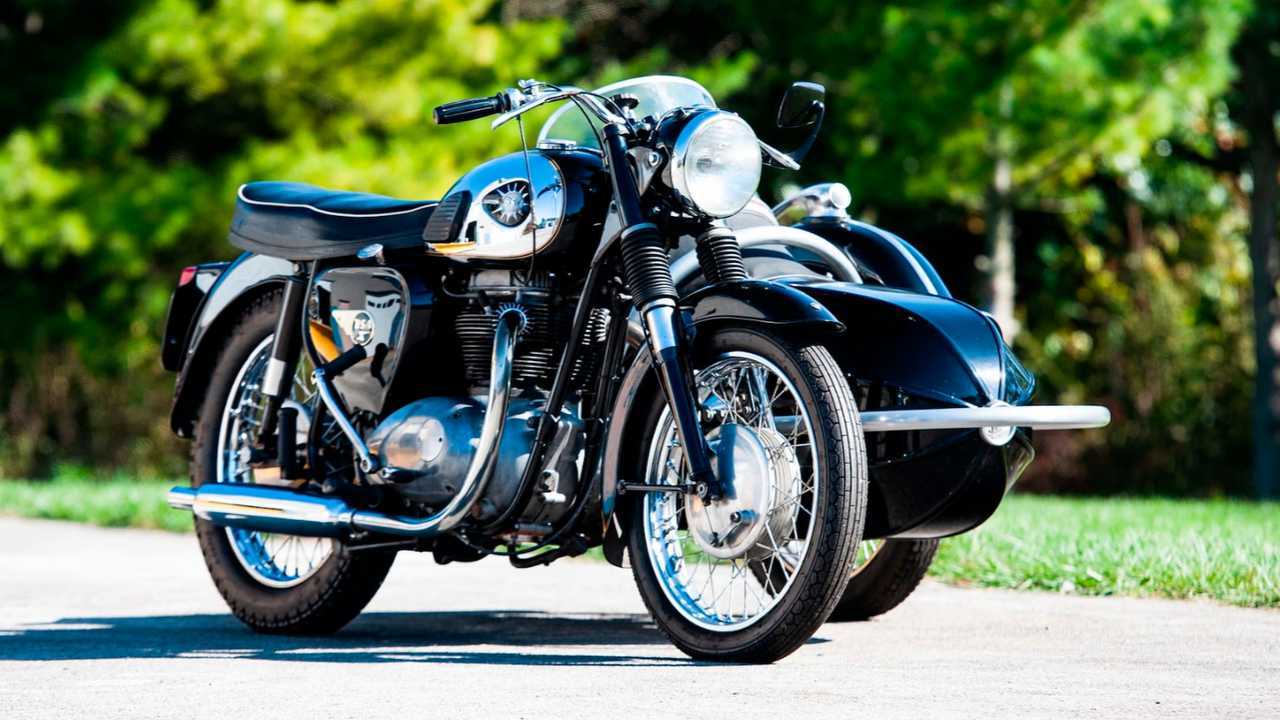 1958 BSA A65 With Steib Sidecar