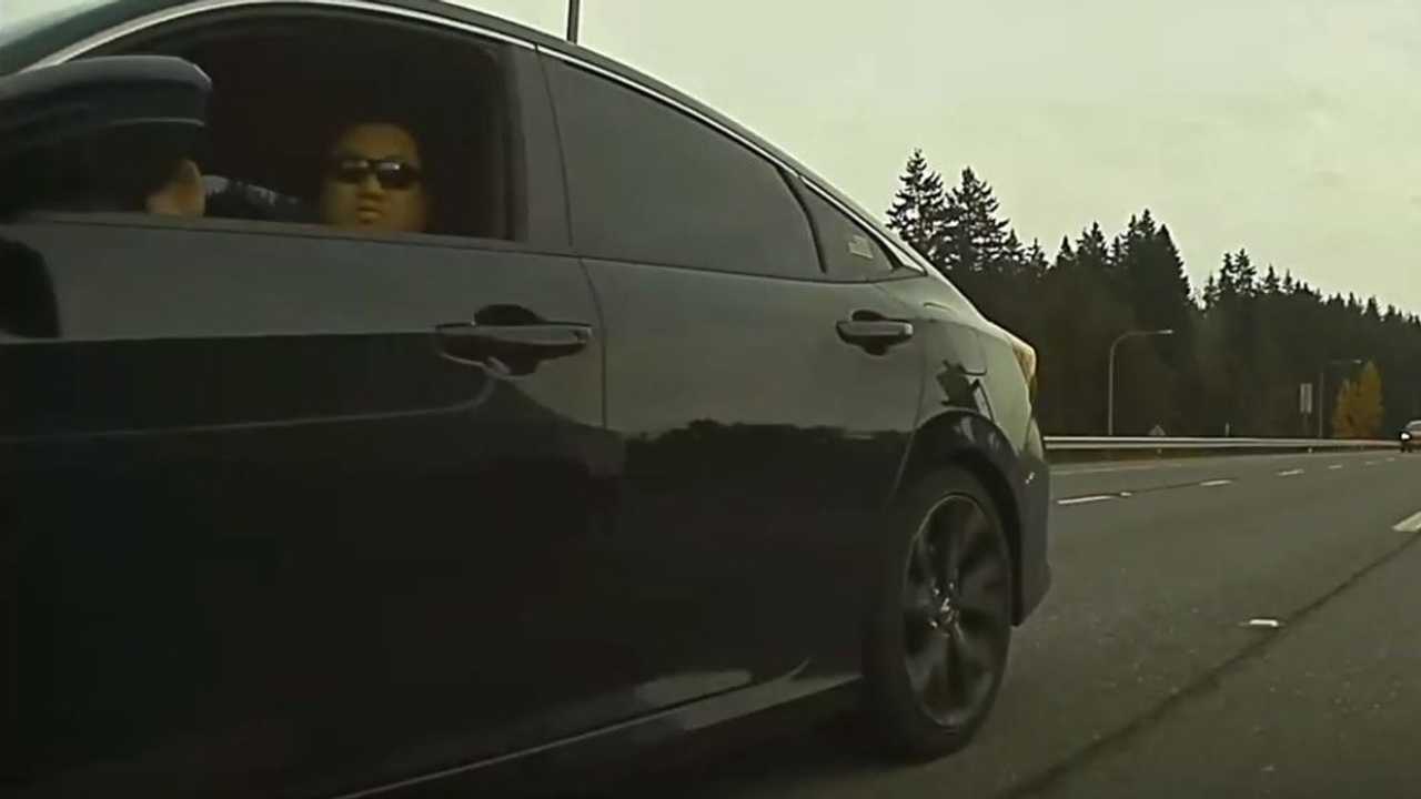Honda Civic Road Rage Incident