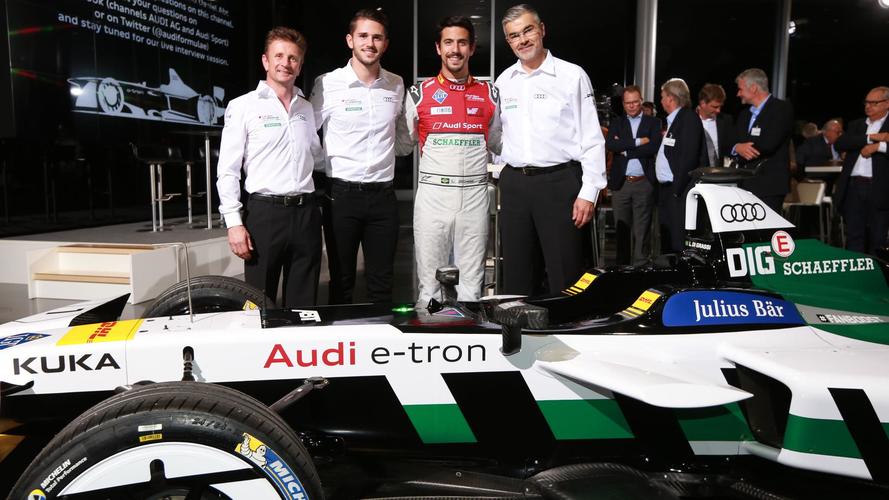 Audi reveals first Formula E electric racing series entry