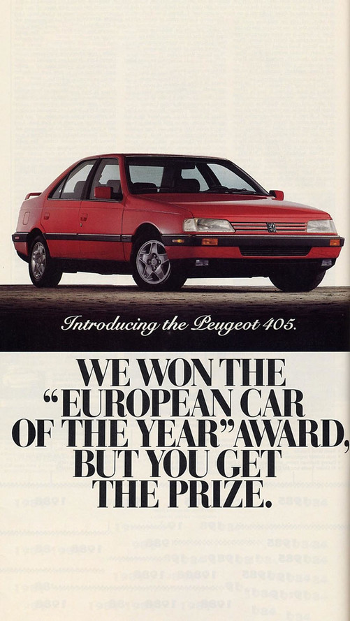 Peugeot 405 USA