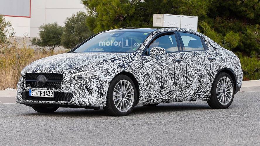 2019 Mercedes A-Class Sedan spy photo